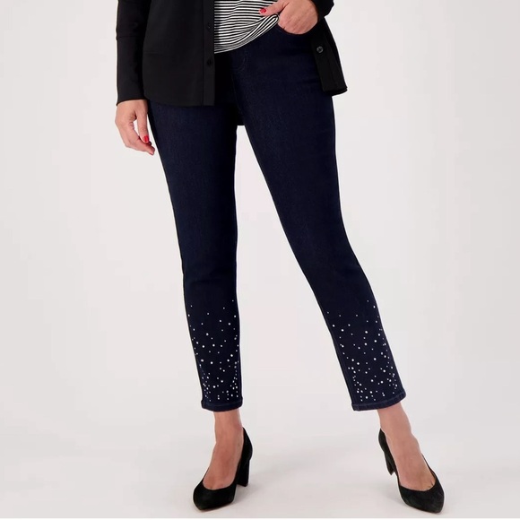 NWT Isaac Mizrahi Pull on style Jeans - Picture 1 of 6